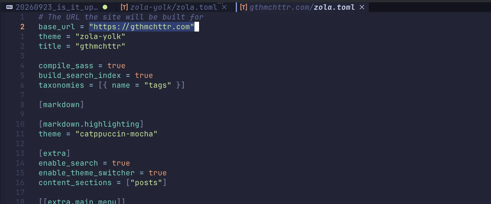 Blog Custom Domain